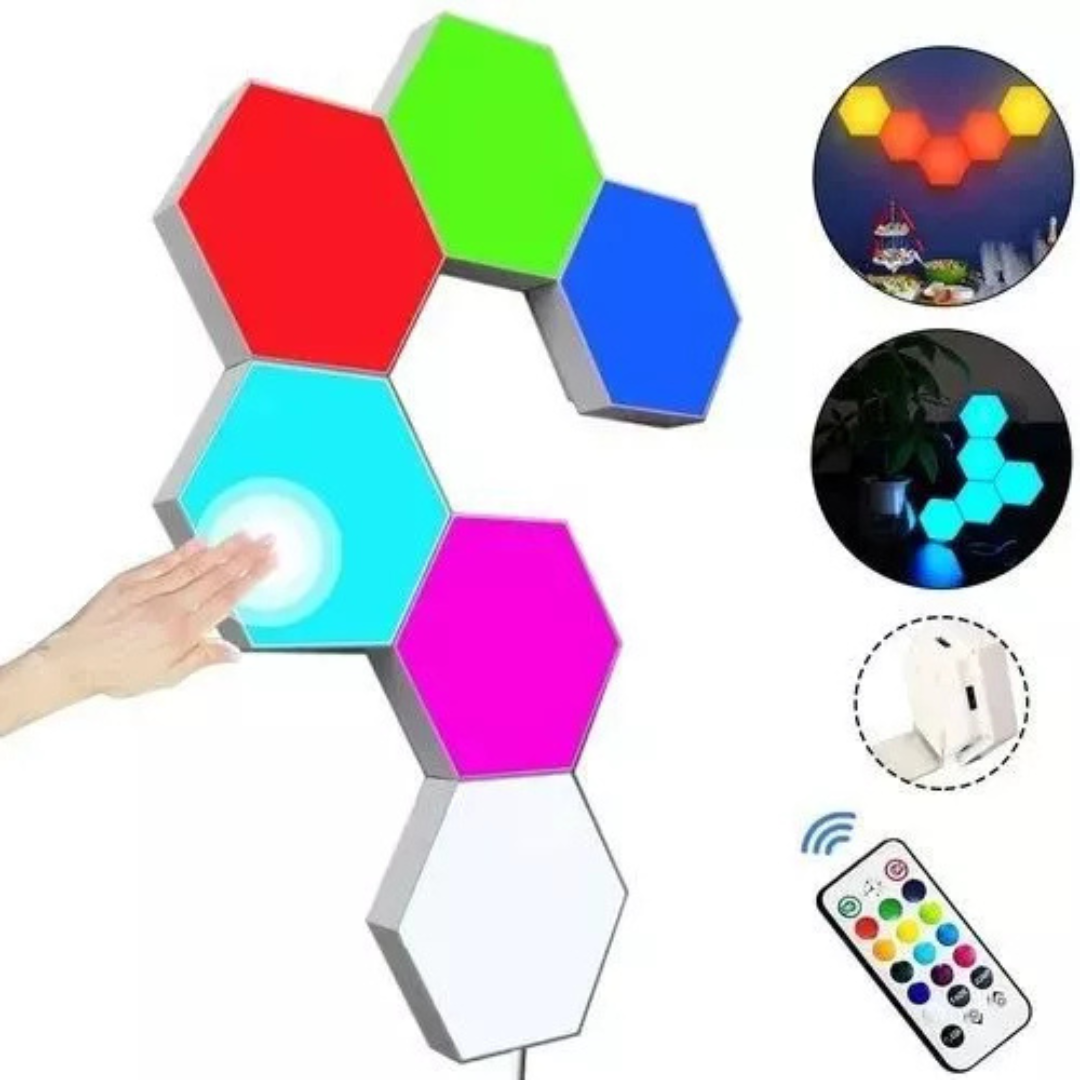 Luces Hexagonales LED - 17 colores