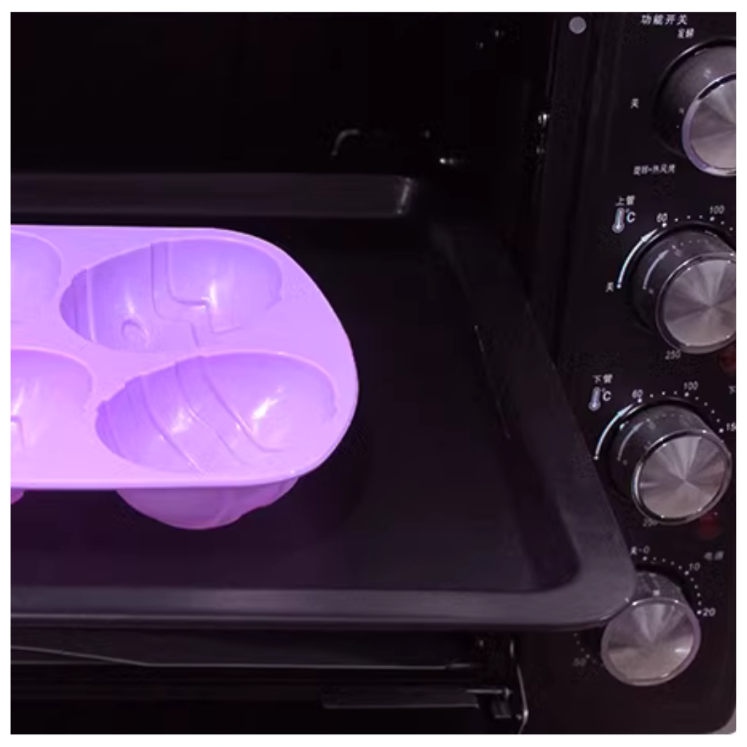 Moldes 6 Espacios Huevos Texturizado