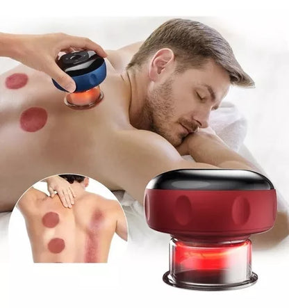Masajeador de Ventosa Con Terapia De Luz Roja